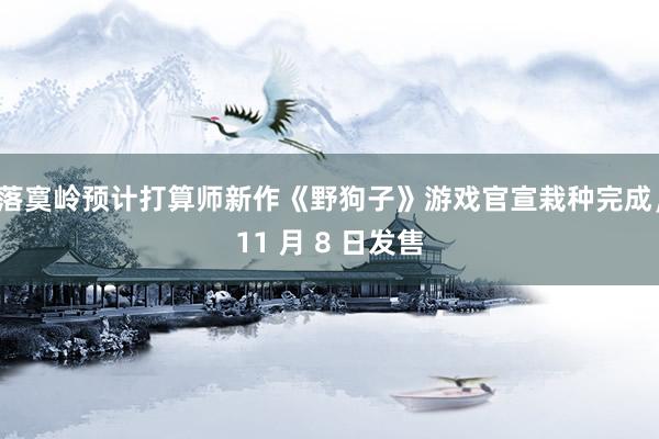 落寞岭预计打算师新作《野狗子》游戏官宣栽种完成，11 月 8 日发售